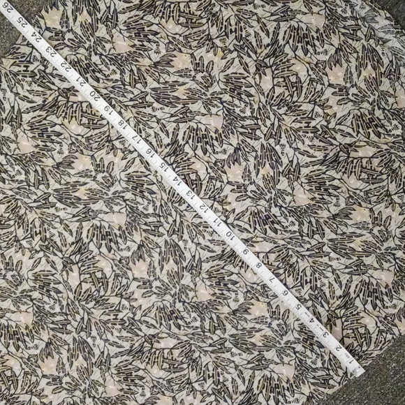 🖤VTG Flax by Jeanne Engelhart🖤 - Black/Tan Floral Print Sleeveless Dress - Picture 14 of 14